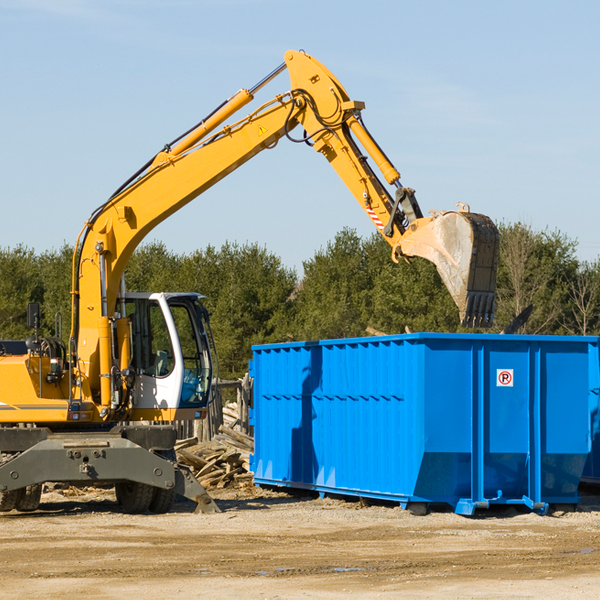 how many times can i have a residential dumpster rental emptied in Hanging Rock OH